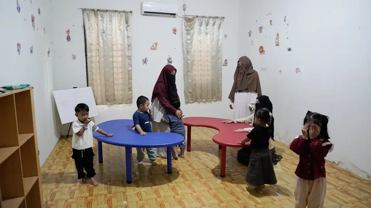 Kegiatan skrining perkembangan anak bersama Kiddie Center